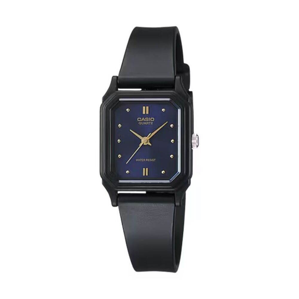 Casio Women’s Black Watch with Blue Dial - LQ-142E-2A